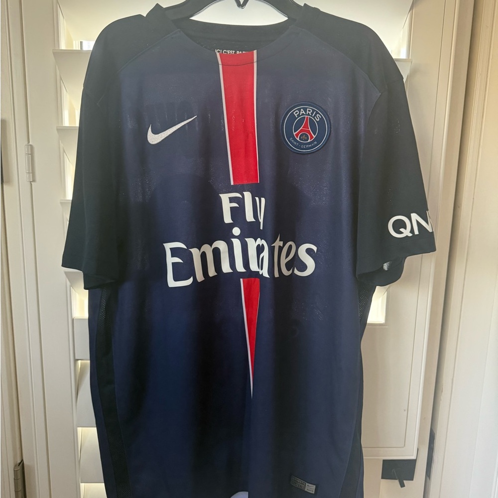 Nike Navy and Red Men's Jersey